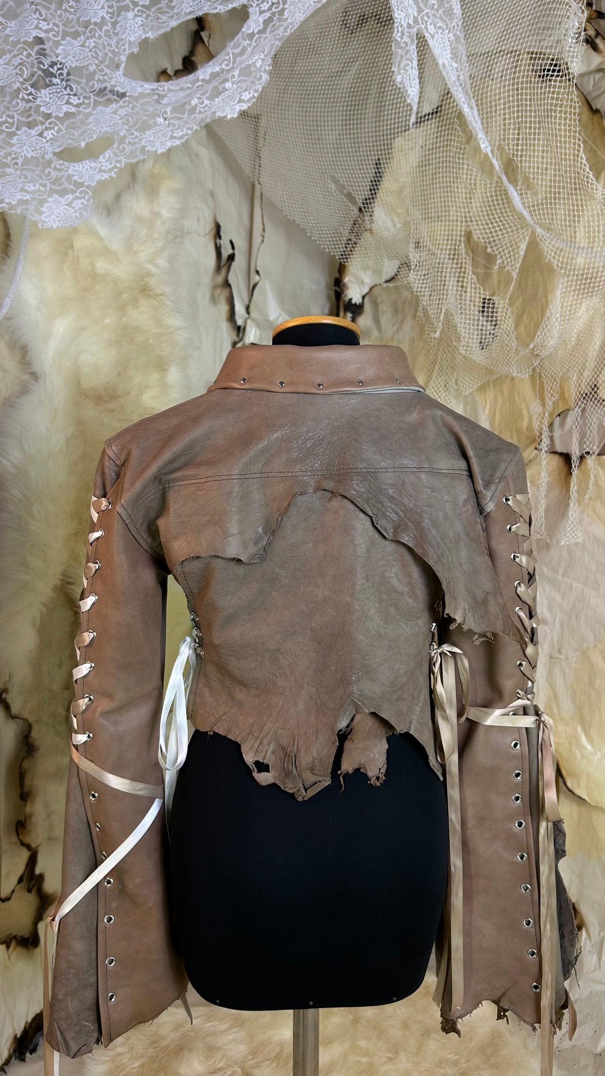 |RHPS| raw leather jacket