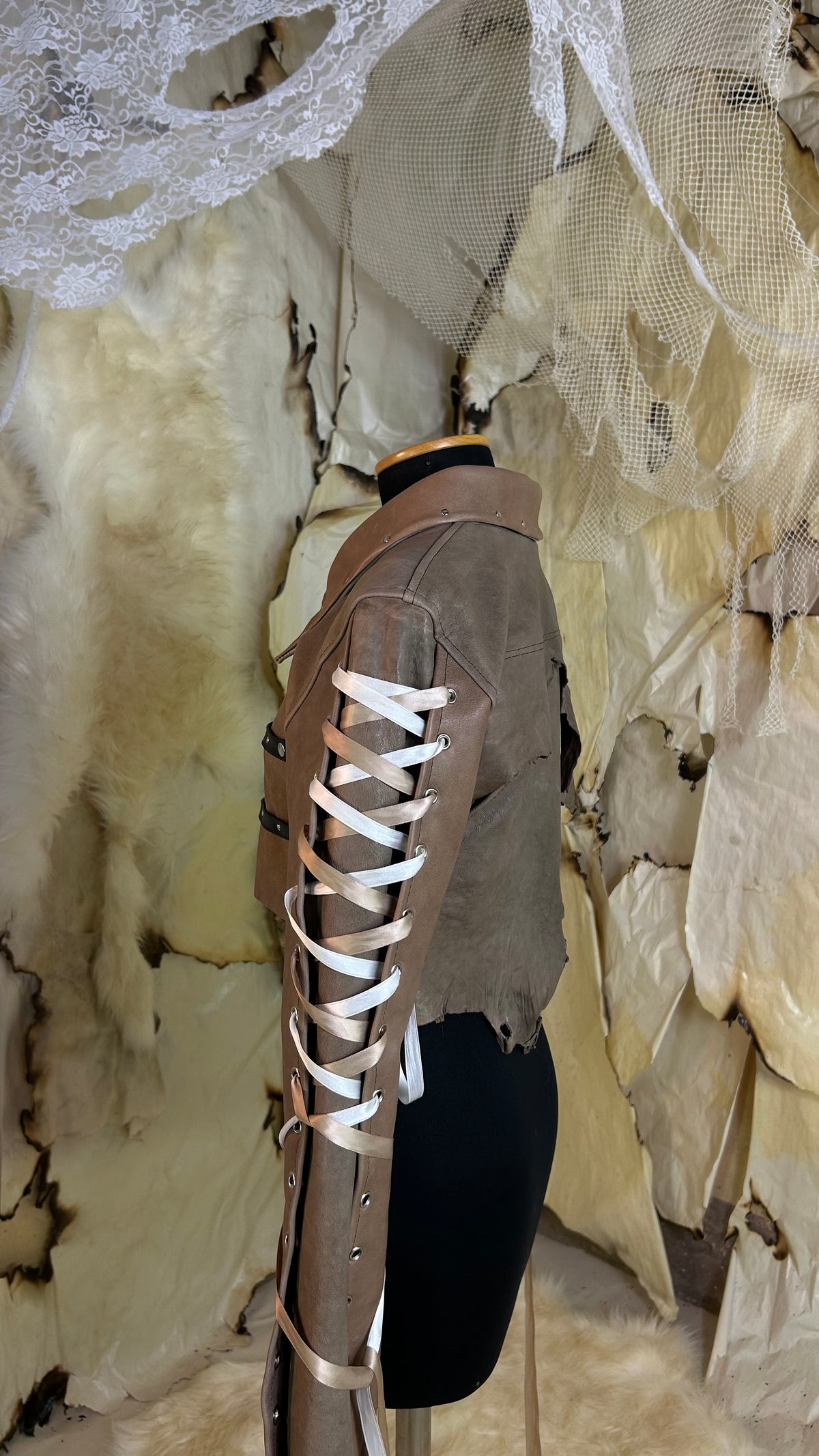 |RHPS| raw leather jacket