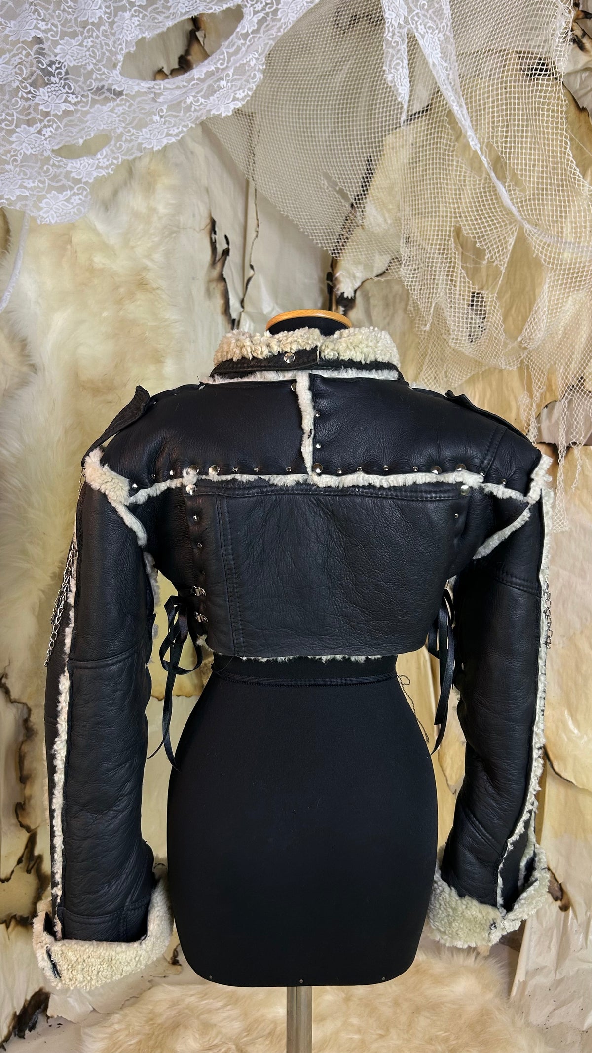 |RHPS| raw leather jacket
