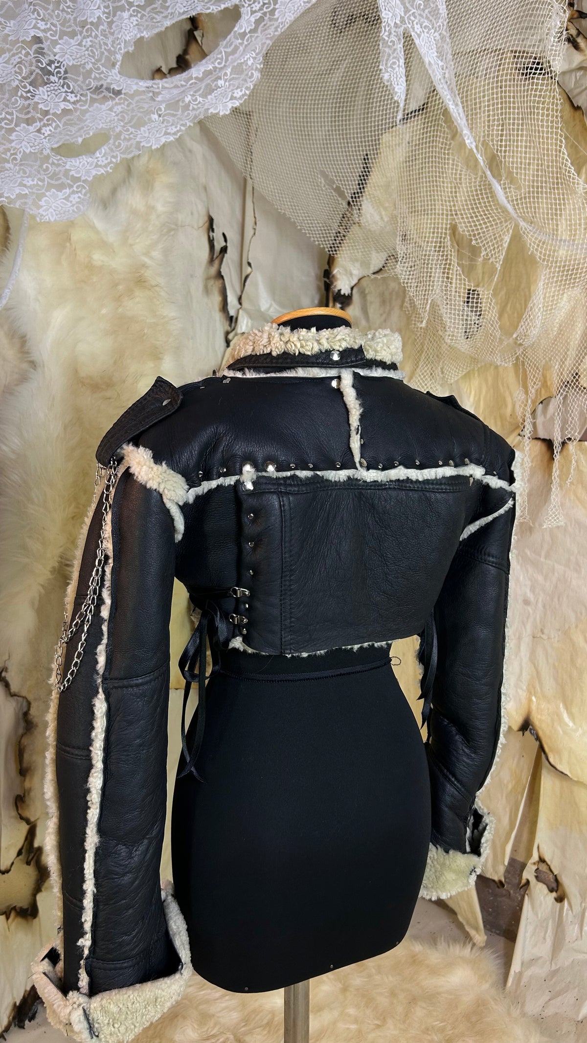 |RHPS| raw leather jacket