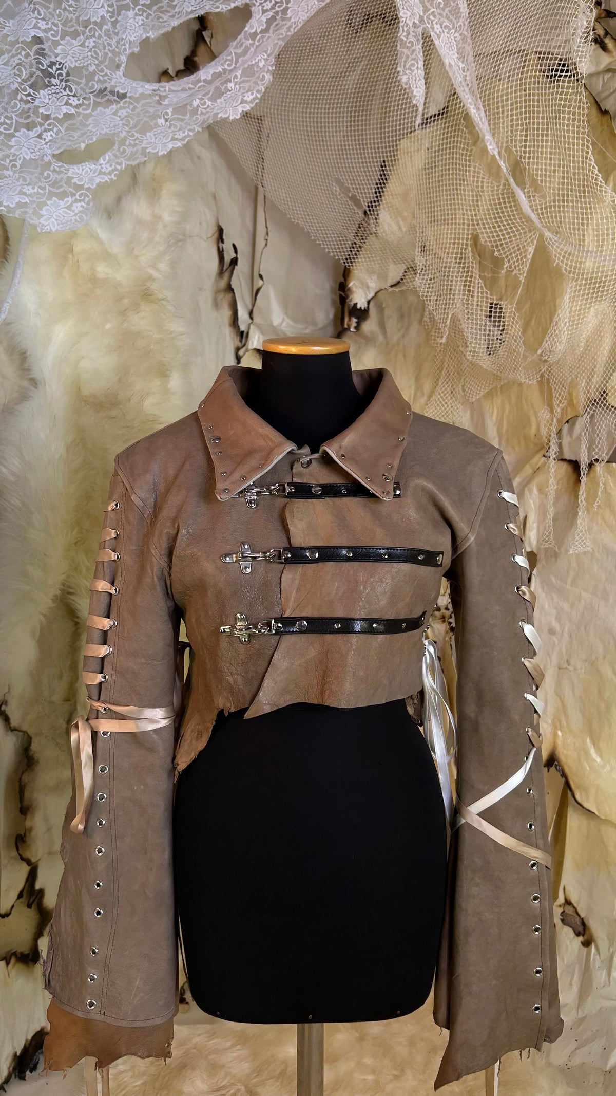 |RHPS| raw leather jacket