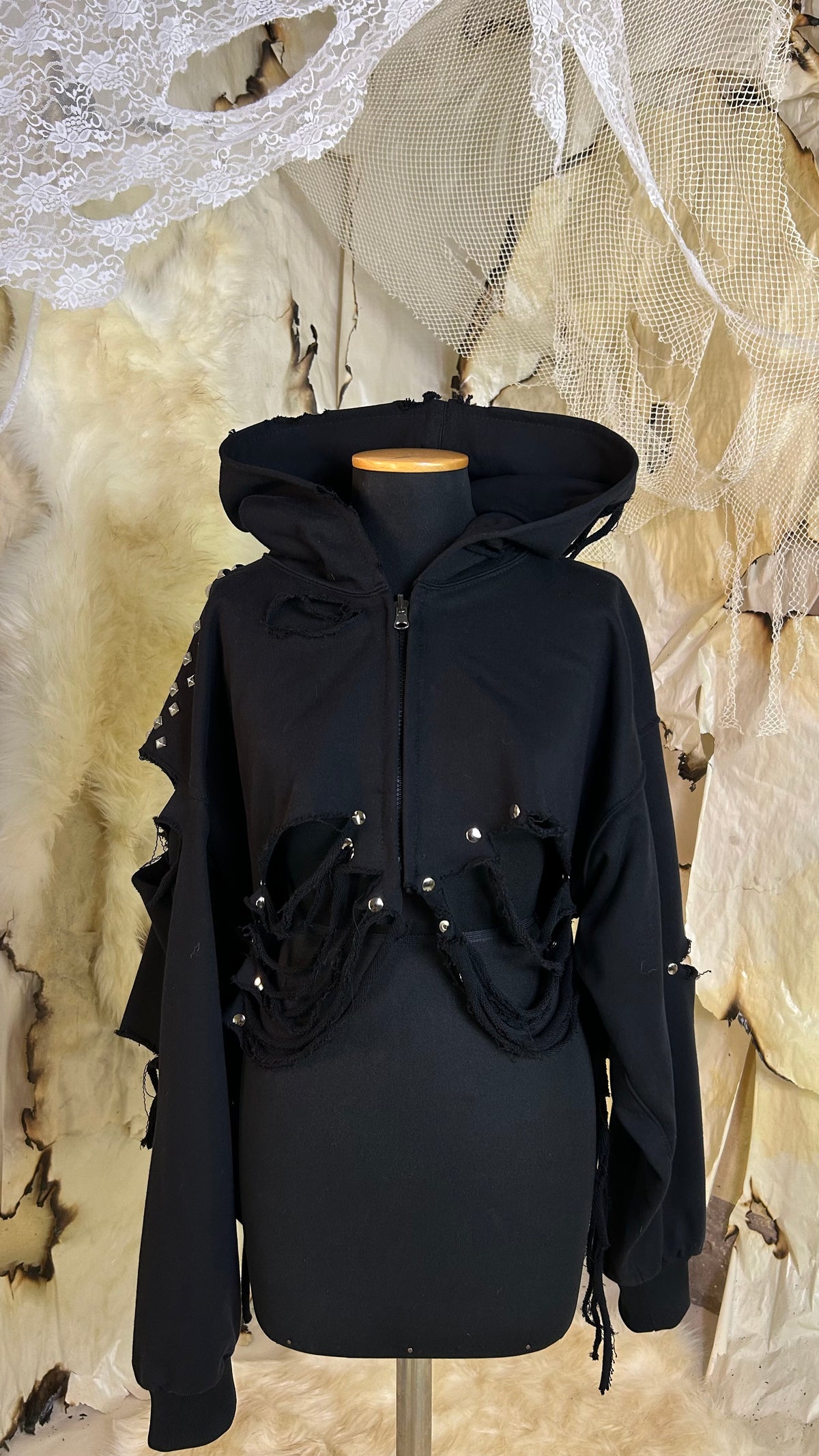 #HS# zip up hoodie
