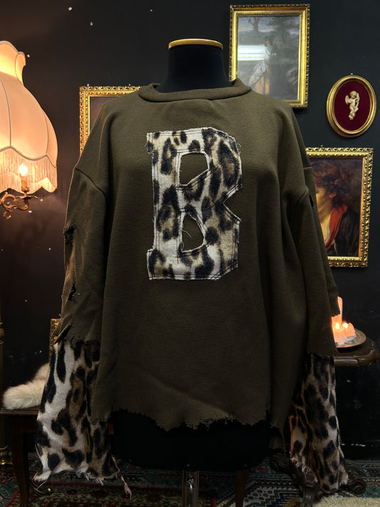 1 of 1 leopard print sweater