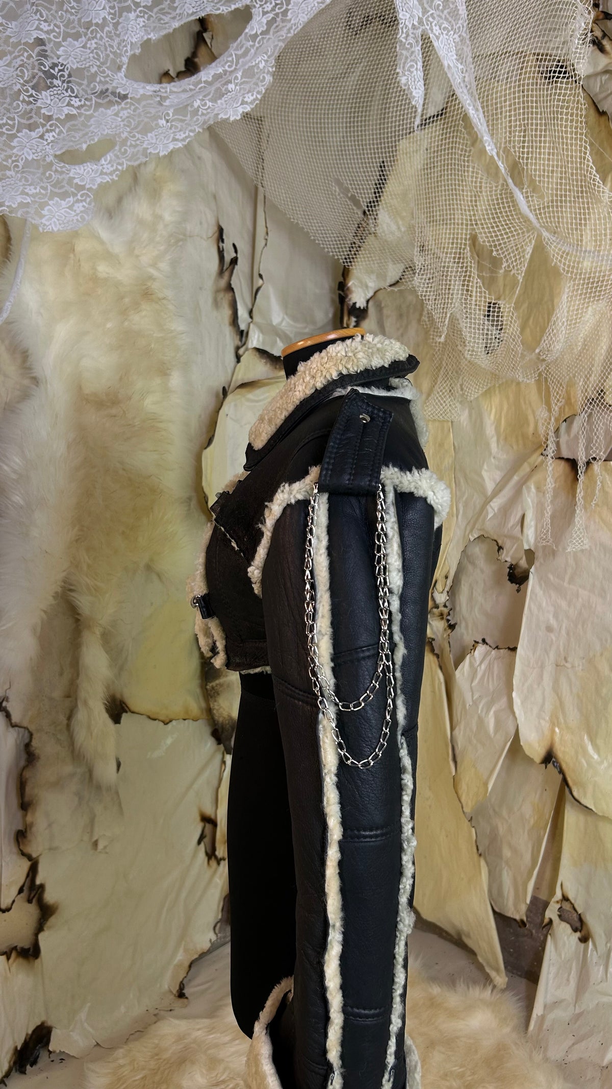|RHPS| raw leather jacket