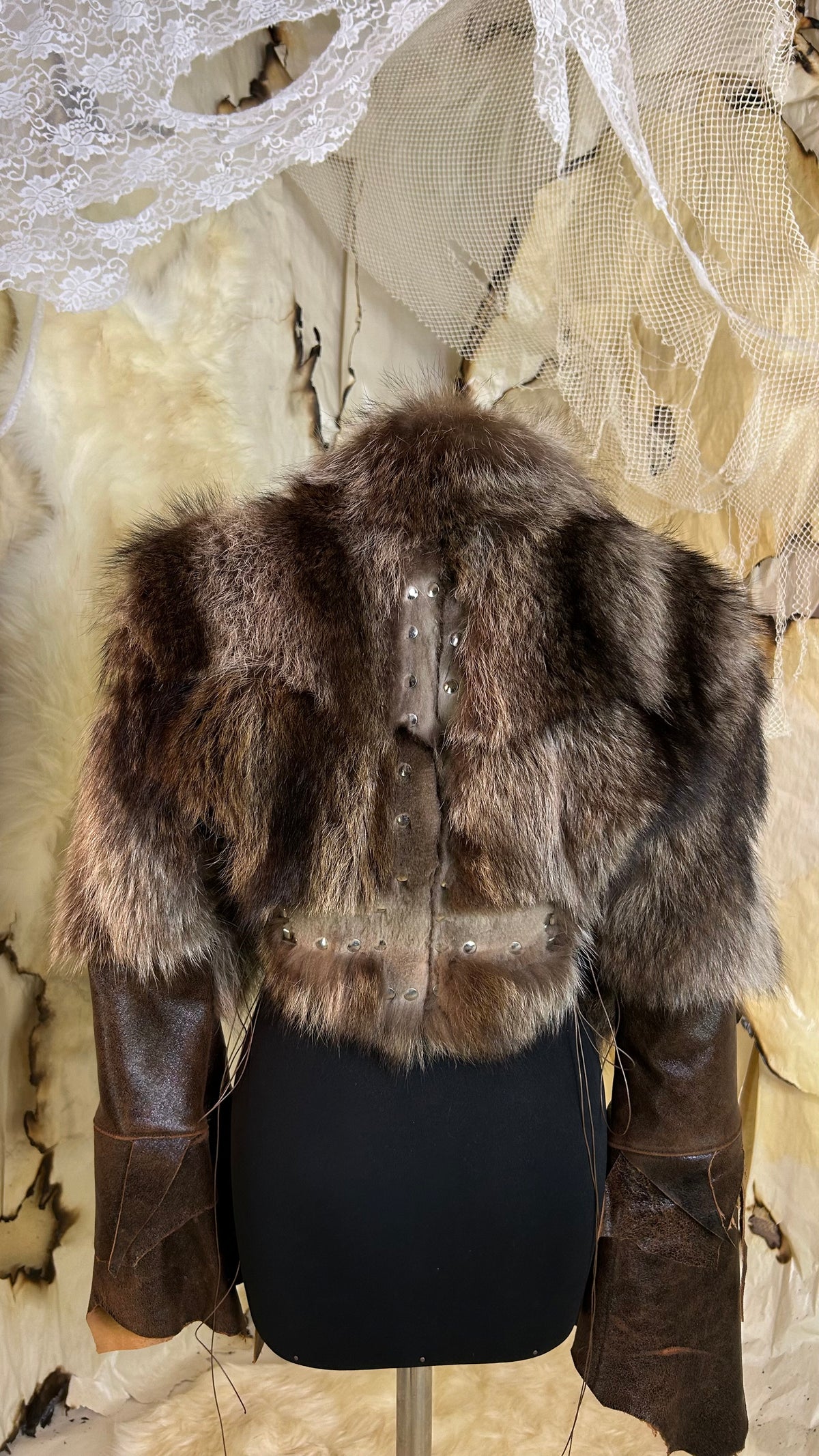 |RDD| leather & fur jacket