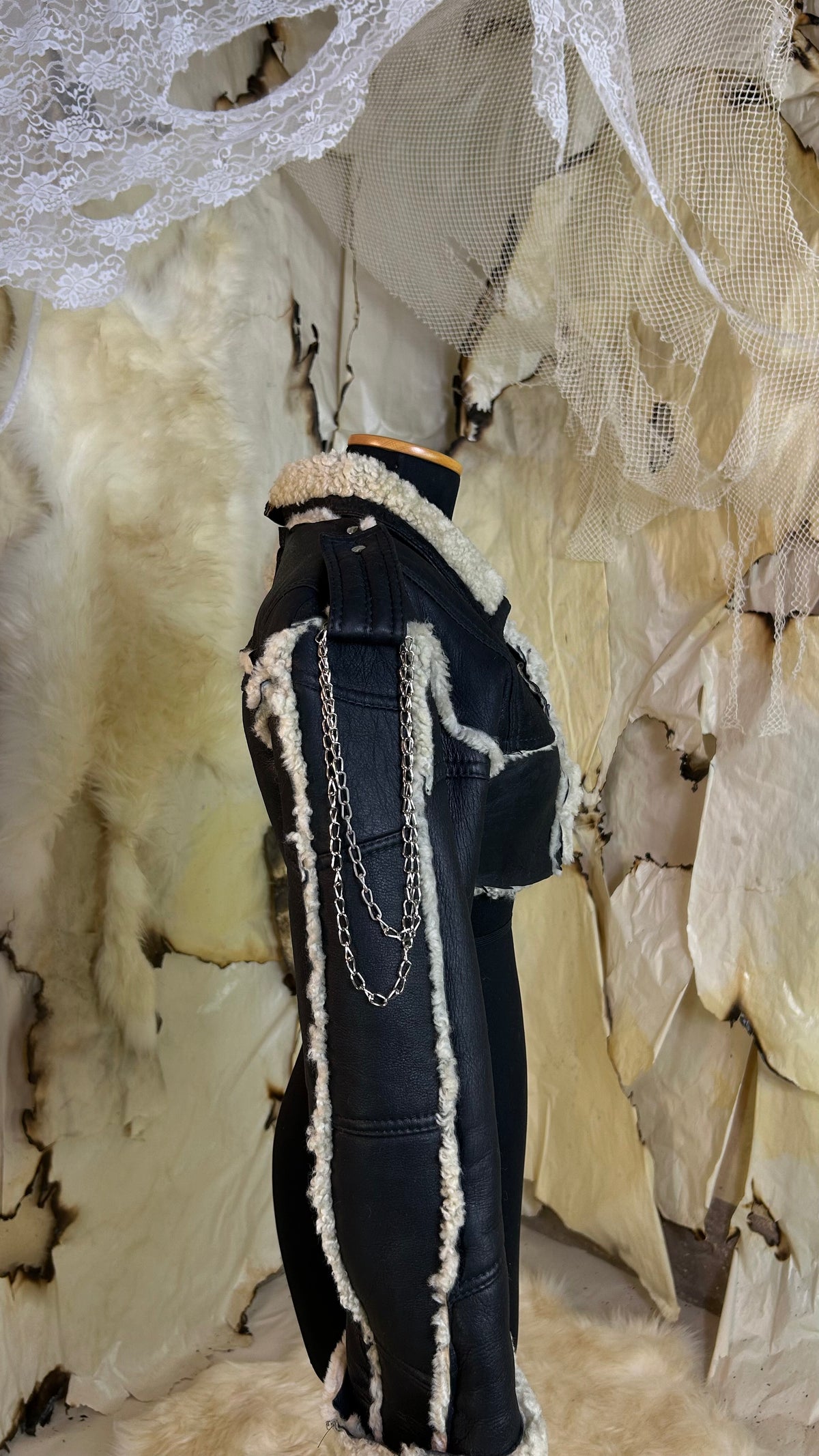 |RHPS| raw leather jacket