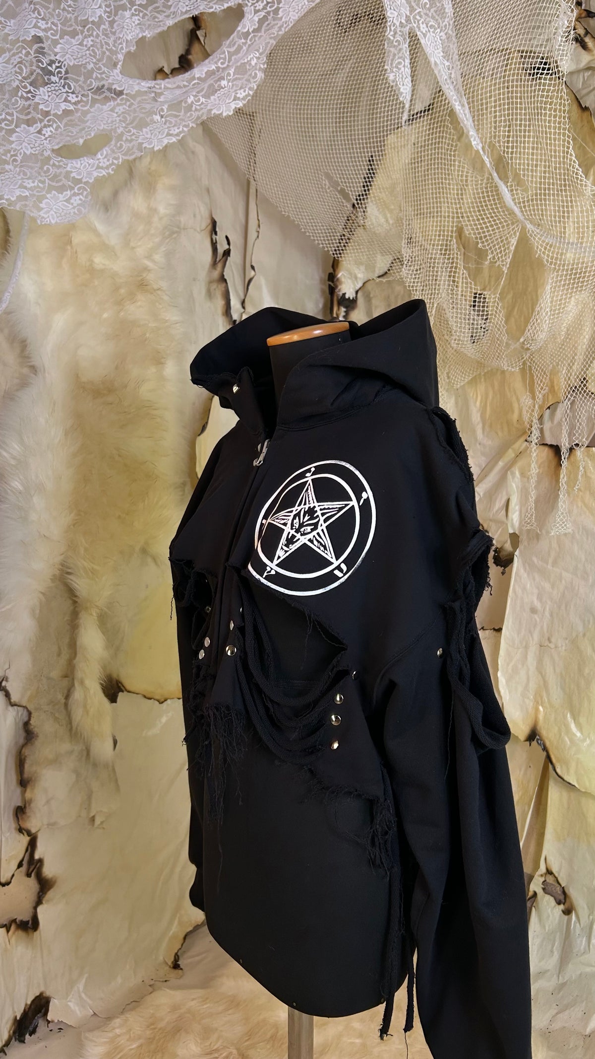 #HS# zip up hoodie
