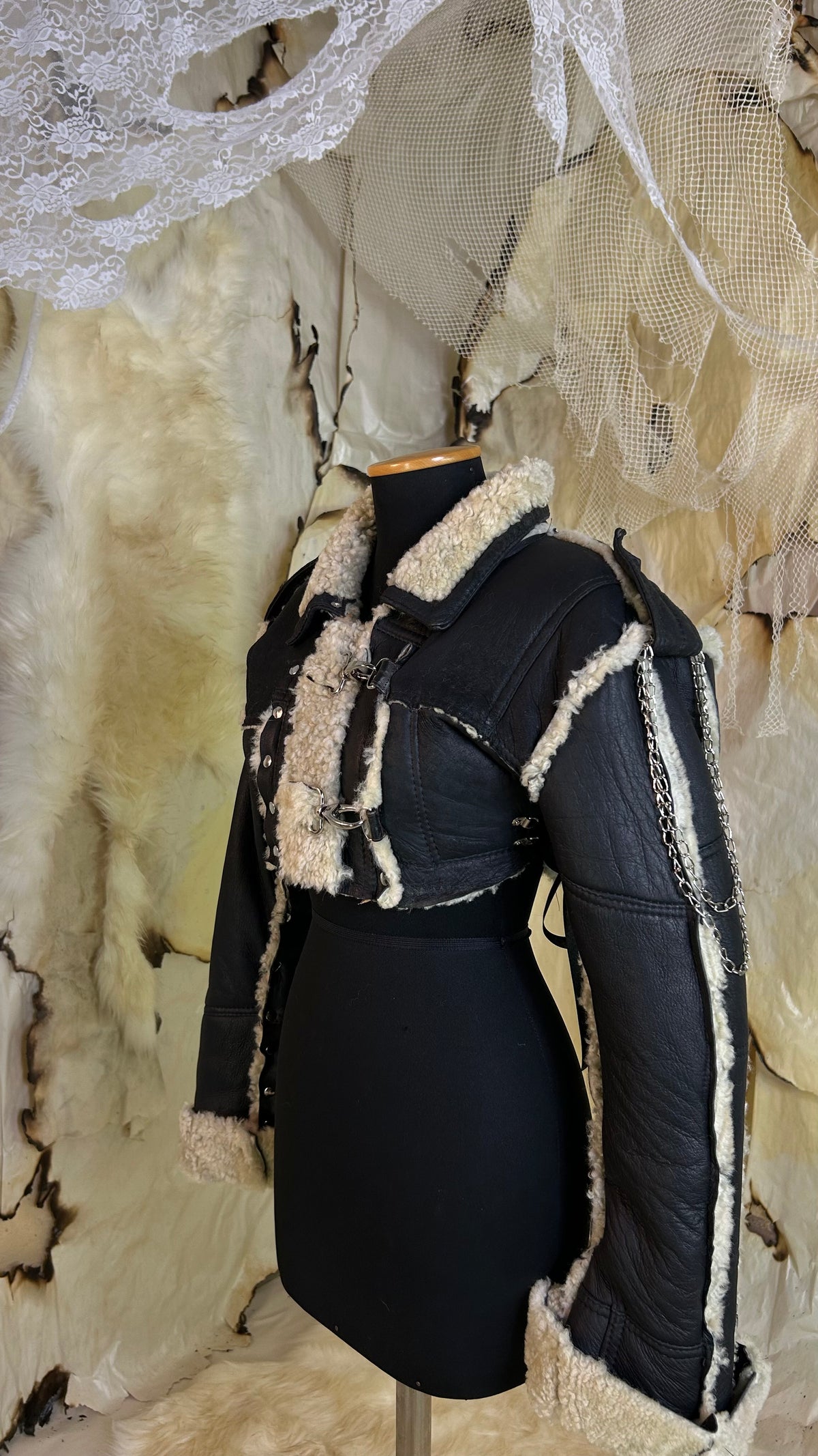 |RHPS| raw leather jacket