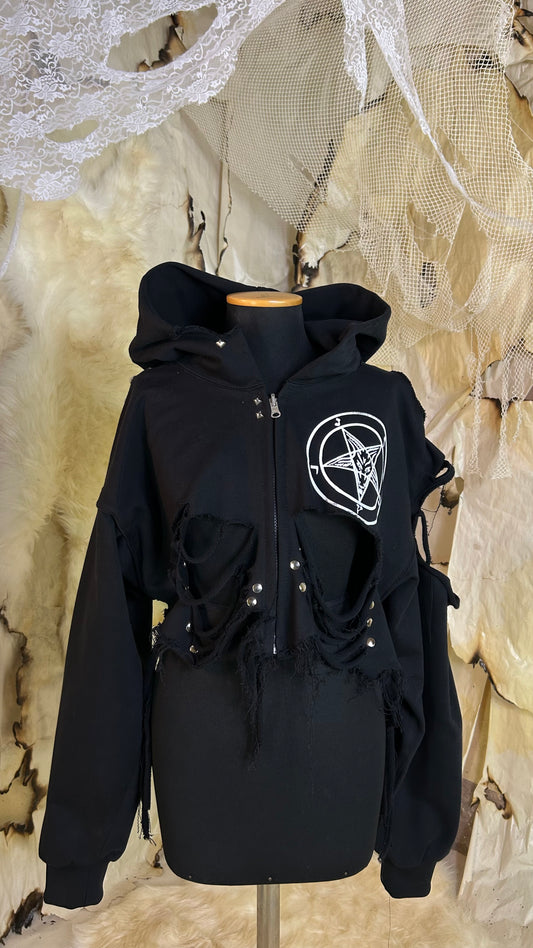 #HS# zip up hoodie