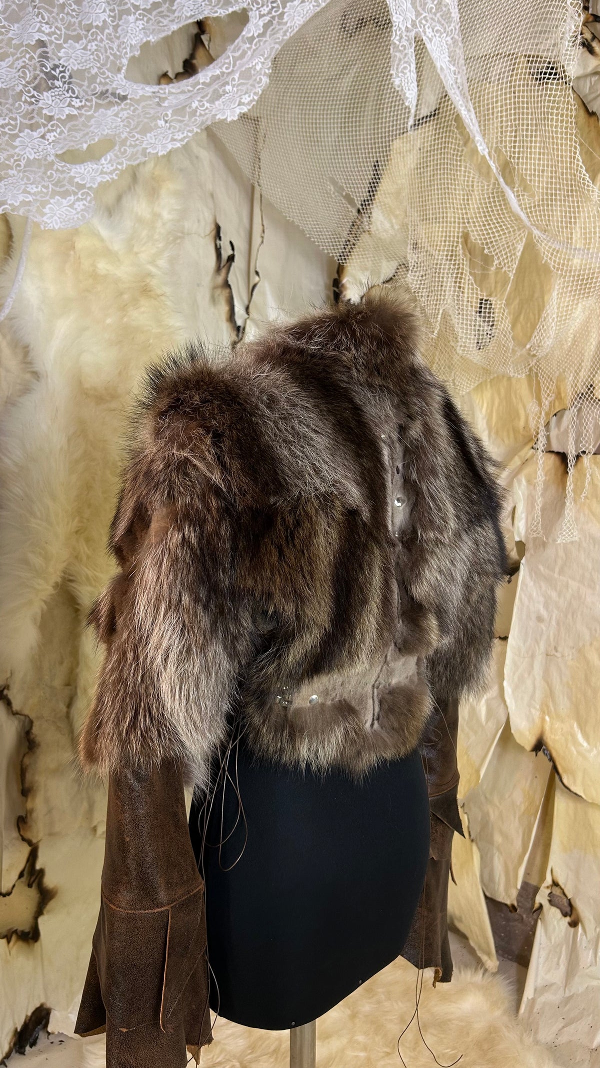 |RDD| leather & fur jacket