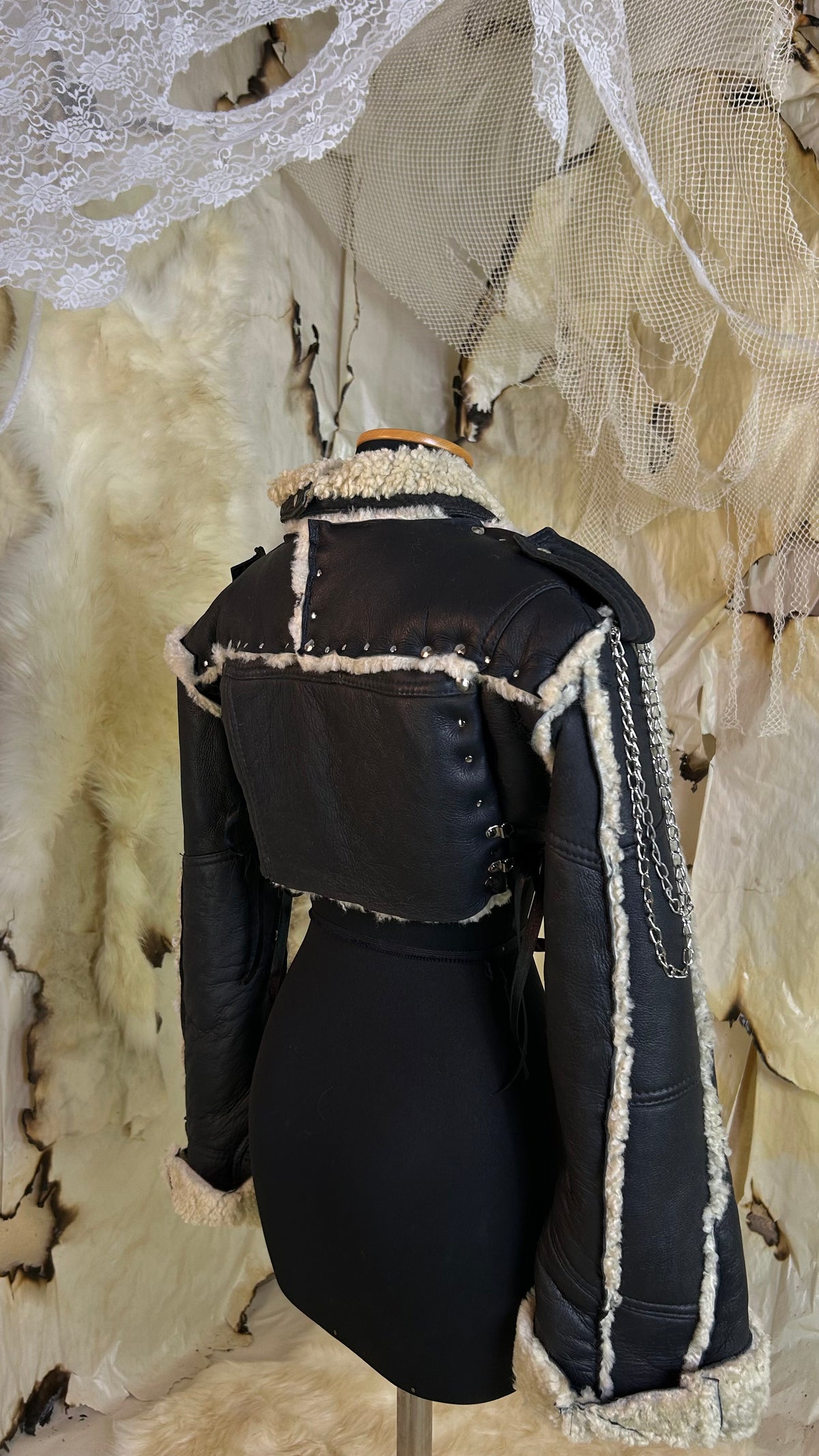 |RHPS| raw leather jacket