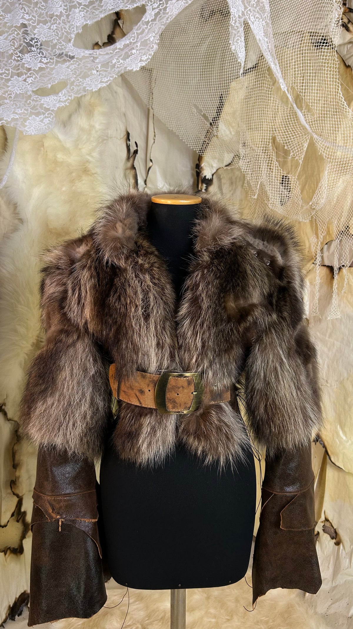 |RDD| leather & fur jacket