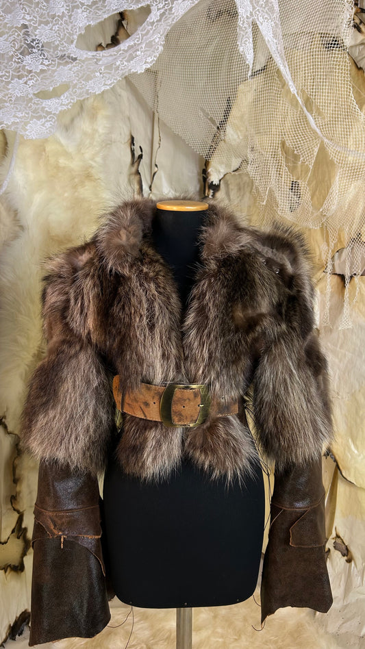 |RDD| leather & fur jacket